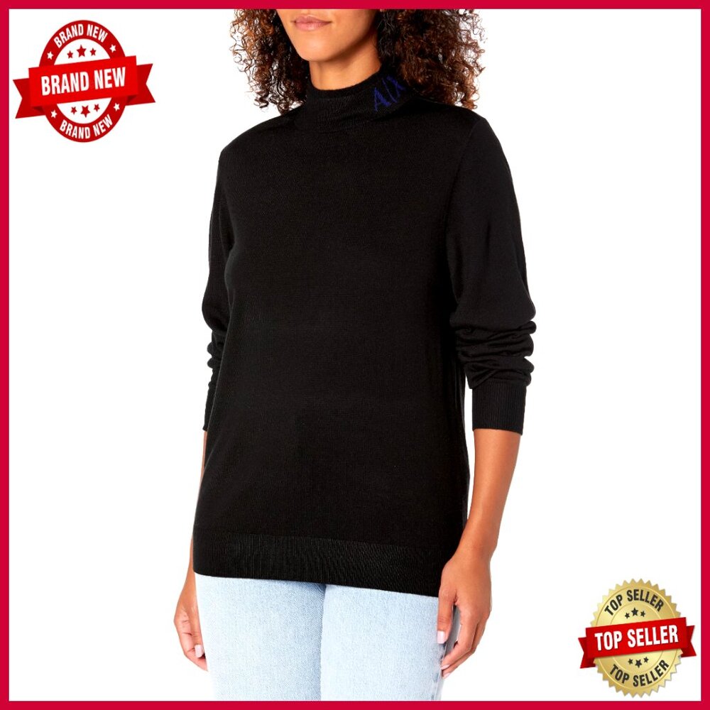 Merino Wool Blend Turtleneck Sweater Long Sleeve Pullover Fall